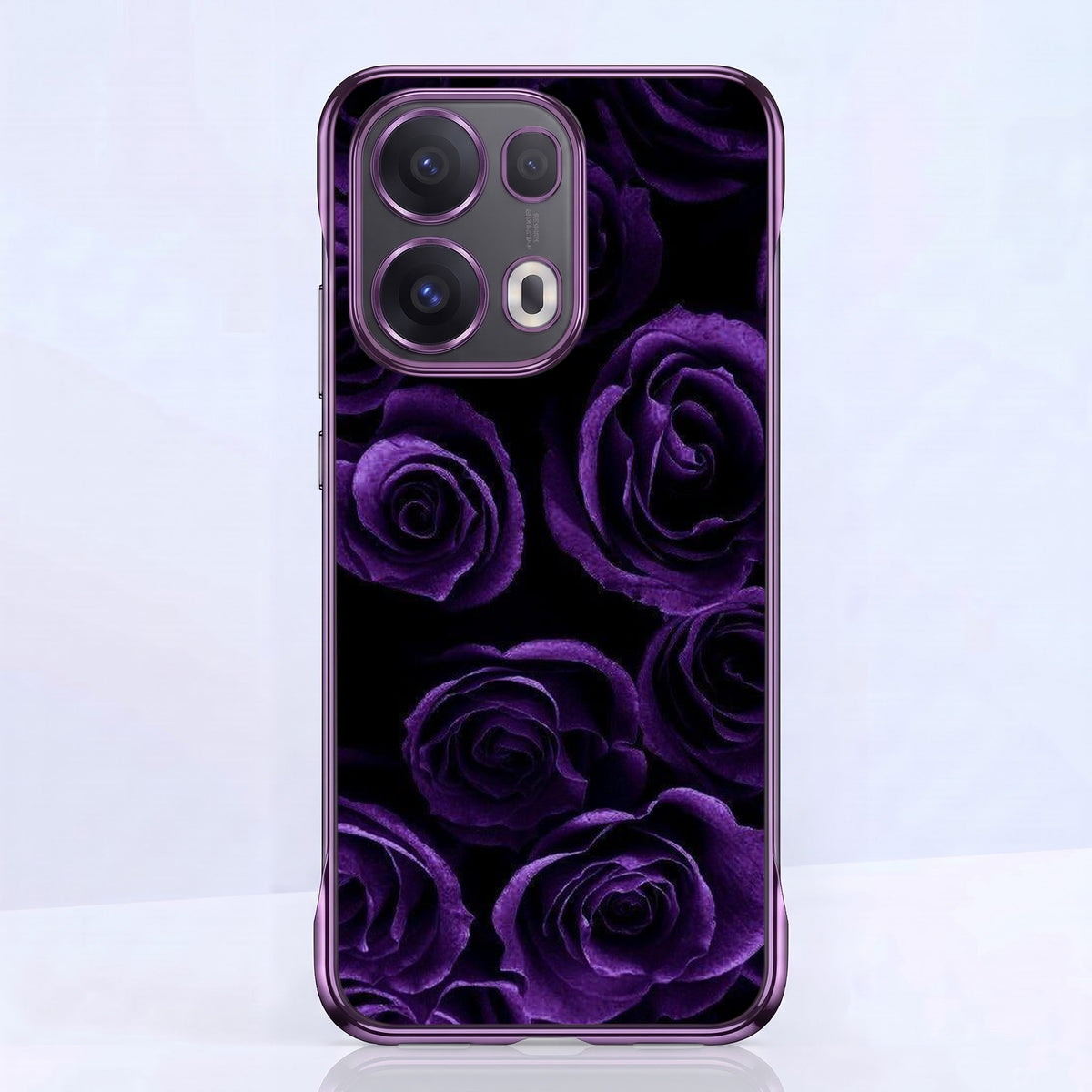 Oppo Reno 13 Pro 5G Rose Purple Printed  Frameless Back Case