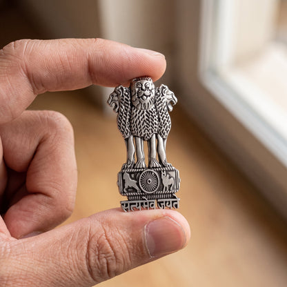 OnePlus 10 Pro 5G Compatible Satyamev Jayate 3D Metal Emblem Sticker