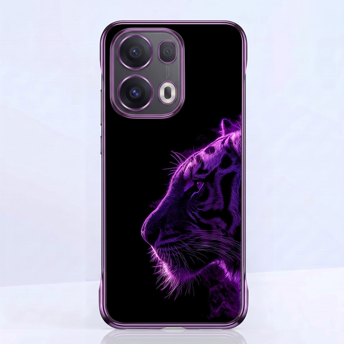 Oppo Reno 13 Pro 5G Neon Beast Purple Printed  Frameless Back Case