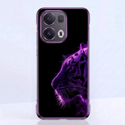 Oppo Reno 13 Pro 5G Neon Beast Purple Printed  Frameless Back Case