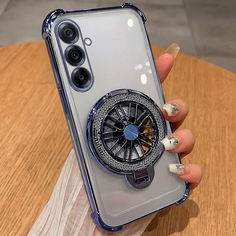 Samsung Galaxy A17 5G Premium Stress Buster Wheel Rotating Shockproof Airbags Case