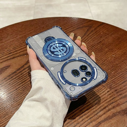 Nothing Phone 3a Pro 5G Four Corner Airbags 100% Original Astro Money Magnet Rotating Dollar Case
