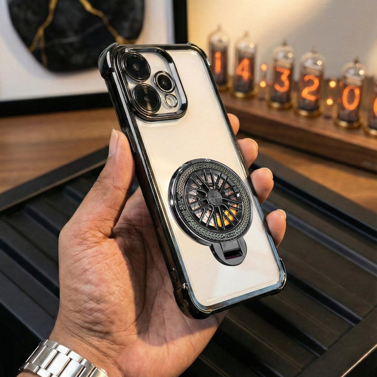 Oppo Reno 15 5G Premium Stress Buster Wheel Rotating Shockproof Airbags Case
