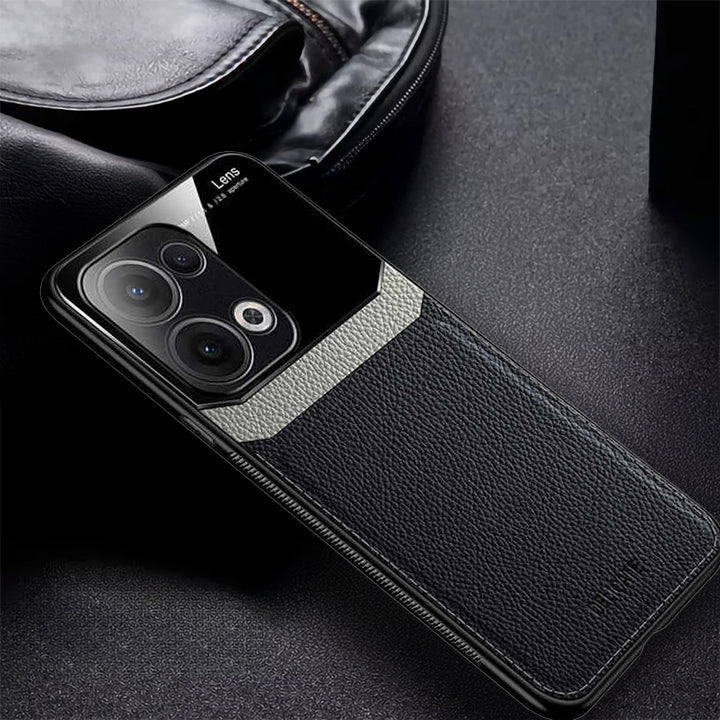 Oppo Reno 13 5G Premium Leather Lens Protective Case