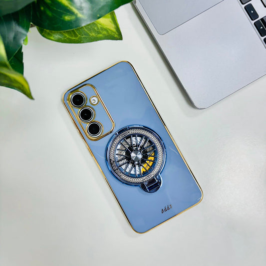 Samsung Galaxy S24 FE 5G Best Selling Stress Buster Wheel Silicone Scratch Resistant Back Case