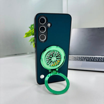 Samsung Galaxy S24 FE 5G Best Selling Stress Buster Wheel Soft Vegan Scratch Resistant Back Case