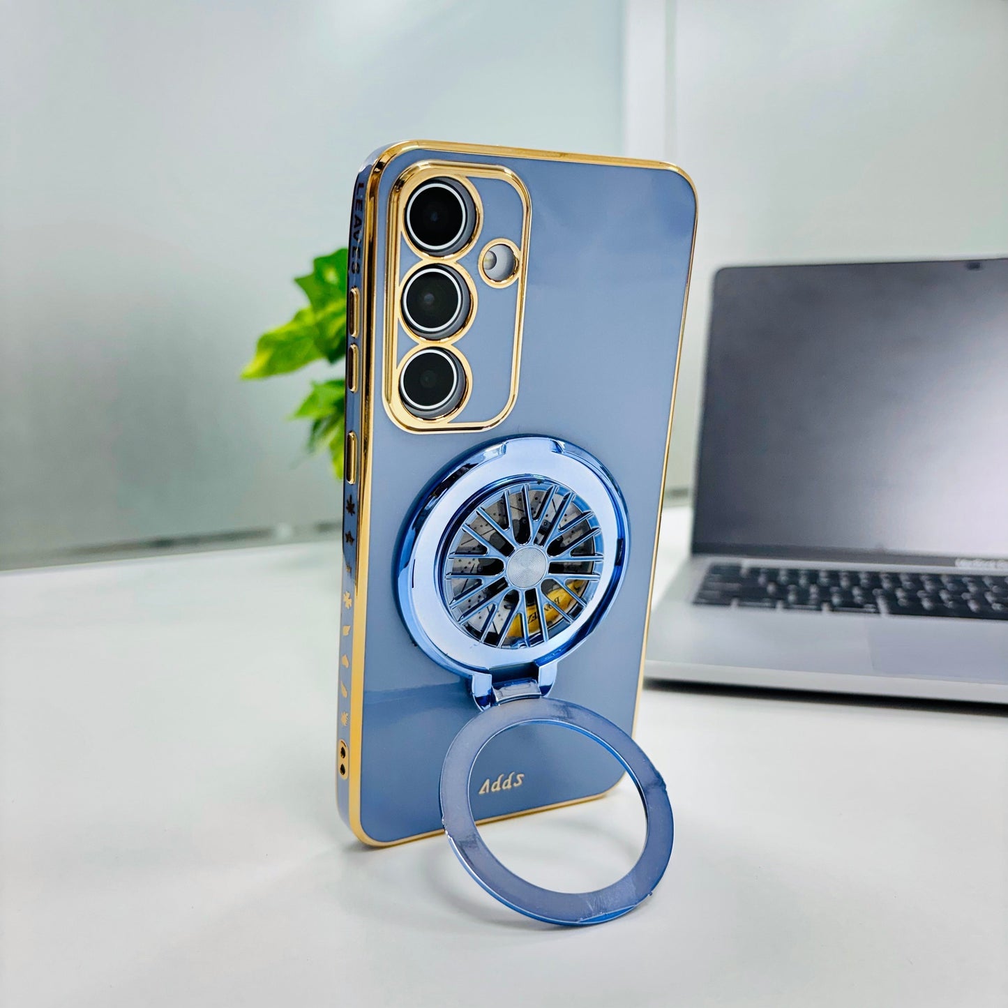 Samsung Galaxy S24 FE 5G Best Selling Stress Buster Wheel Silicone Scratch Resistant Back Case