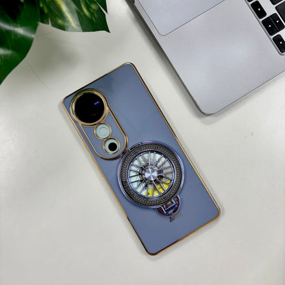 Vivo V40 Pro 5G Best Selling Stress Buster Wheel Silicone Scratch Resistant Back Case