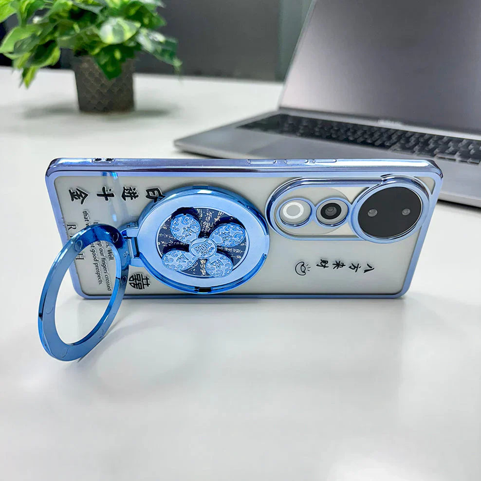 Vivo V40 Pro 5G Rich Manifestation Reflective Fidget Rotating Back Case