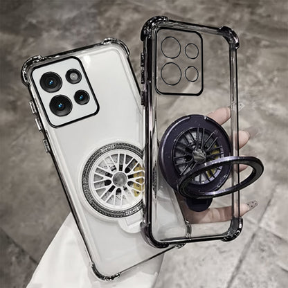 Motorola Edge 50 5G Premium Stress Buster Wheel Rotating Shockproof Airbags Case