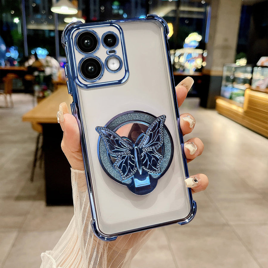 Motorola Edge 50 Pro 5G Premium Butterfly Stand Airbags Case