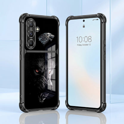 Samsung Galaxy A36 5G Alpha Wolf Dual-Tone Transparent Black Airbags Case