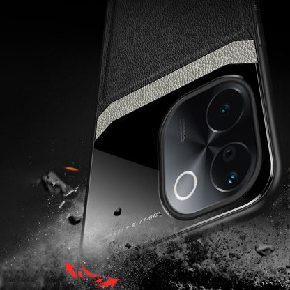 Vivo T3 Pro 5G Premium Leather Lens Protective Case