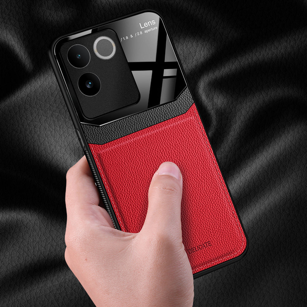 Vivo T2 Pro 5G Premium Leather Lens Protective Case