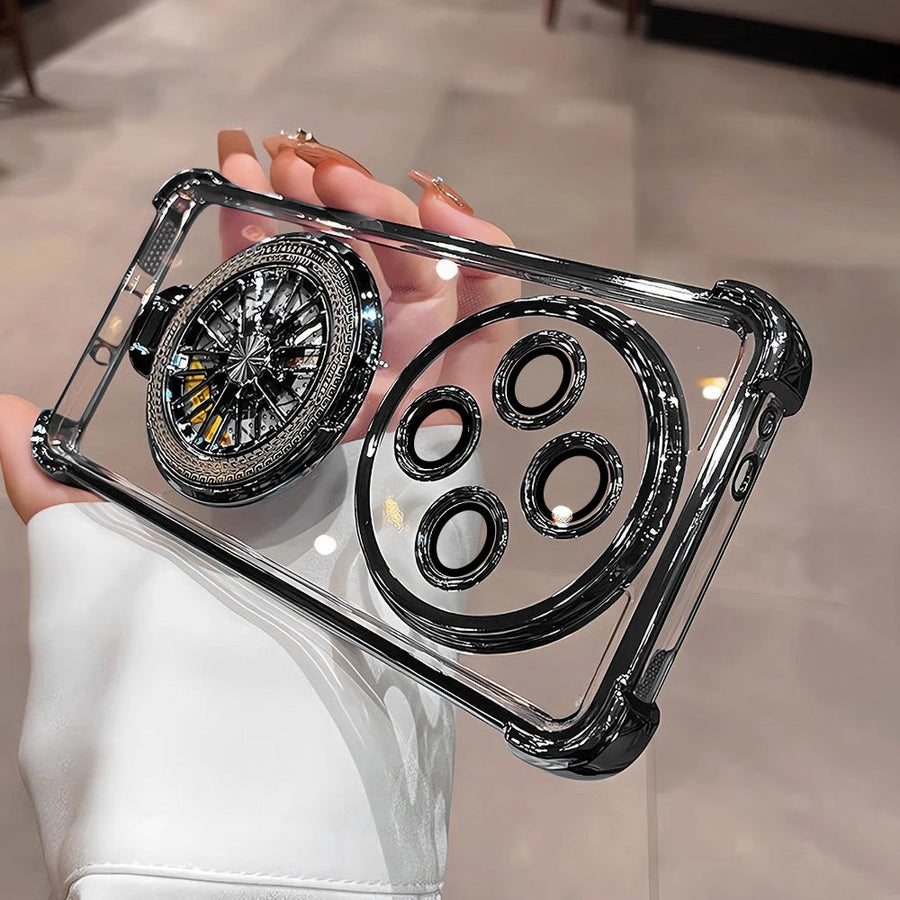 Oppo F27 Pro 5G Premium Stress Buster Wheel Rotating Shockproof Airbags Case
