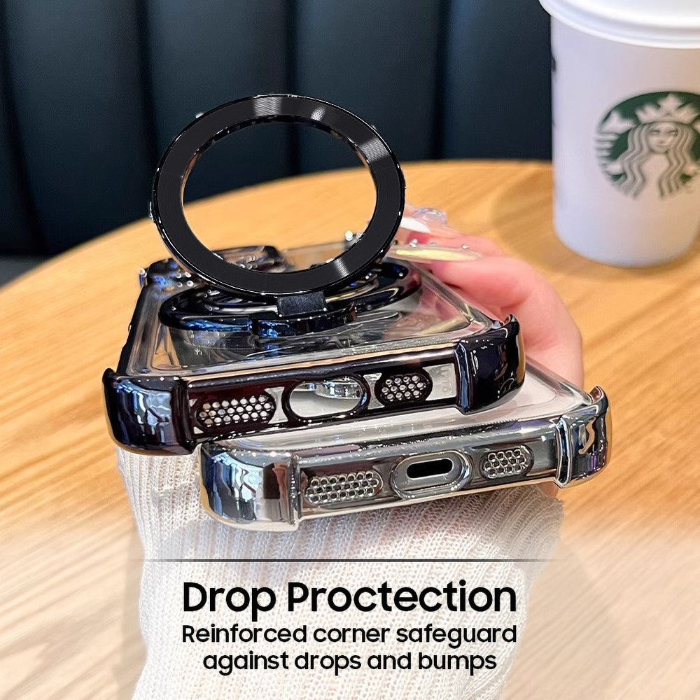 Vivo V27/V27 Pro 5G Four Corner Airbags 100% Original Astro Money Magnet Rotating Dollar Case