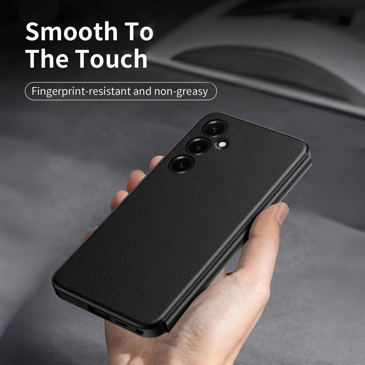 Samsung Galaxy S24 FE 5G Smart Side Window Flip Leather Case