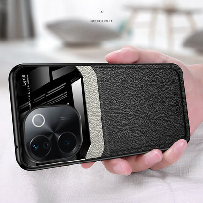 Vivo T3 Pro 5G Premium Leather Lens Protective Case