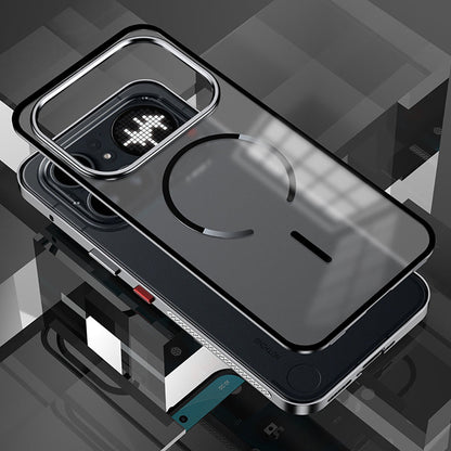 Nothing Phone 4a Pro 5G Aluminium Metal Bumper Shield Transparent Back Case
