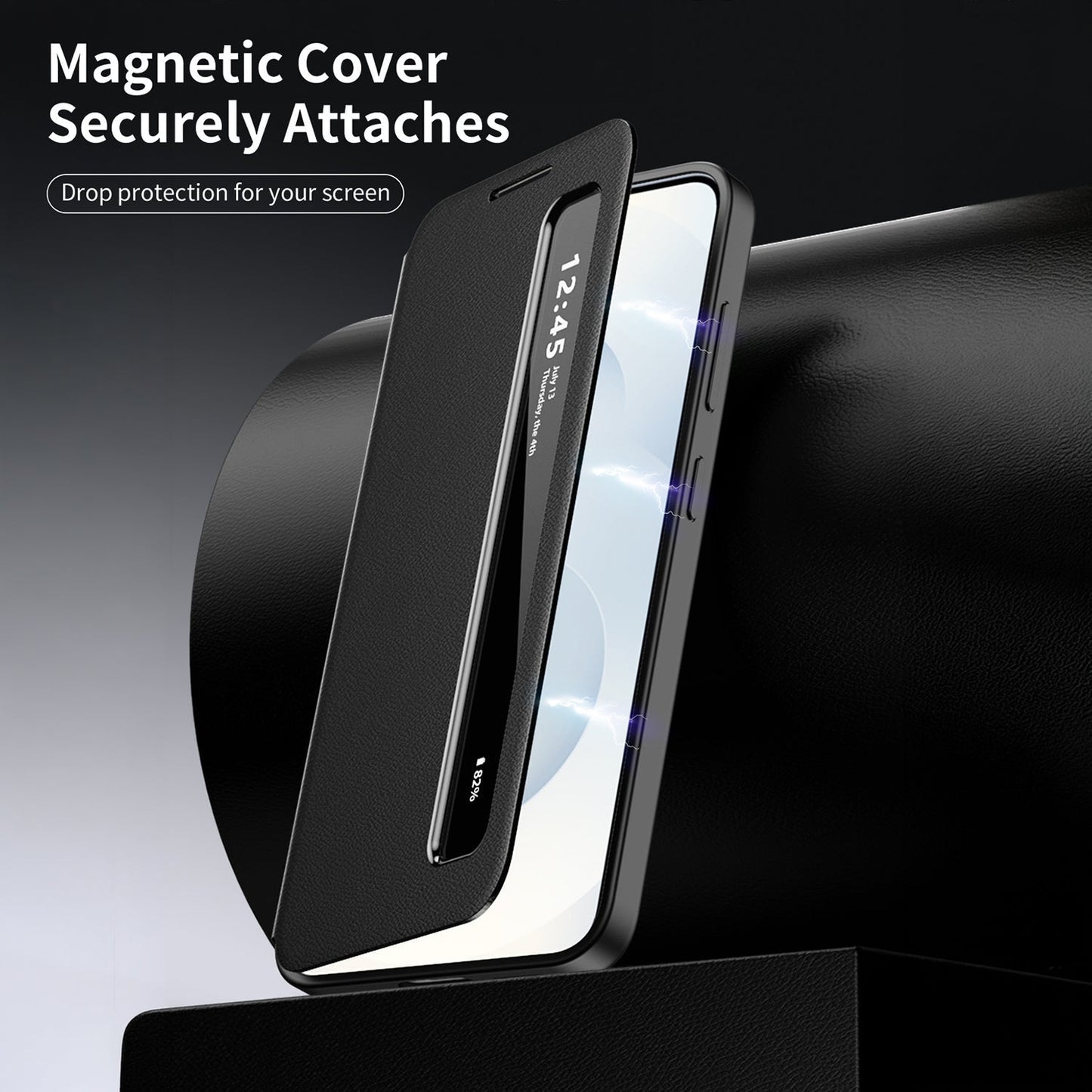 Samsung Galaxy A36 5G Smart Side Window Flip Leather Case