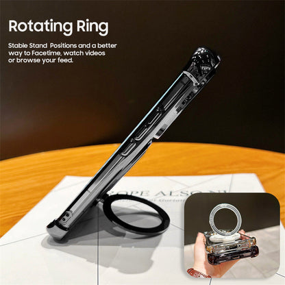 Redmi Note 14 Pro 5G Premium Stress Buster Wheel Rotating Shockproof Airbags Case