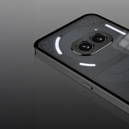 Nothing Phone 2a 5G Aluminium Metal Bumper Shield Transparent Back Case
