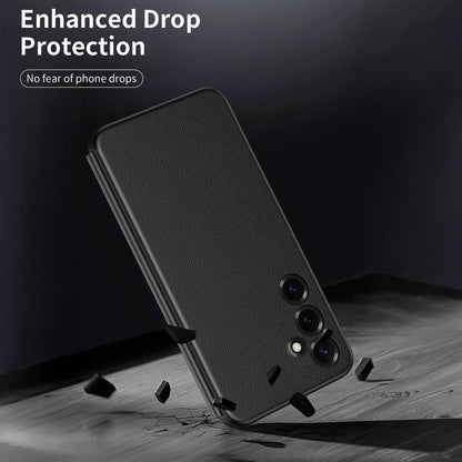 Samsung Galaxy A56 5G Smart Side Window Flip Leather Case