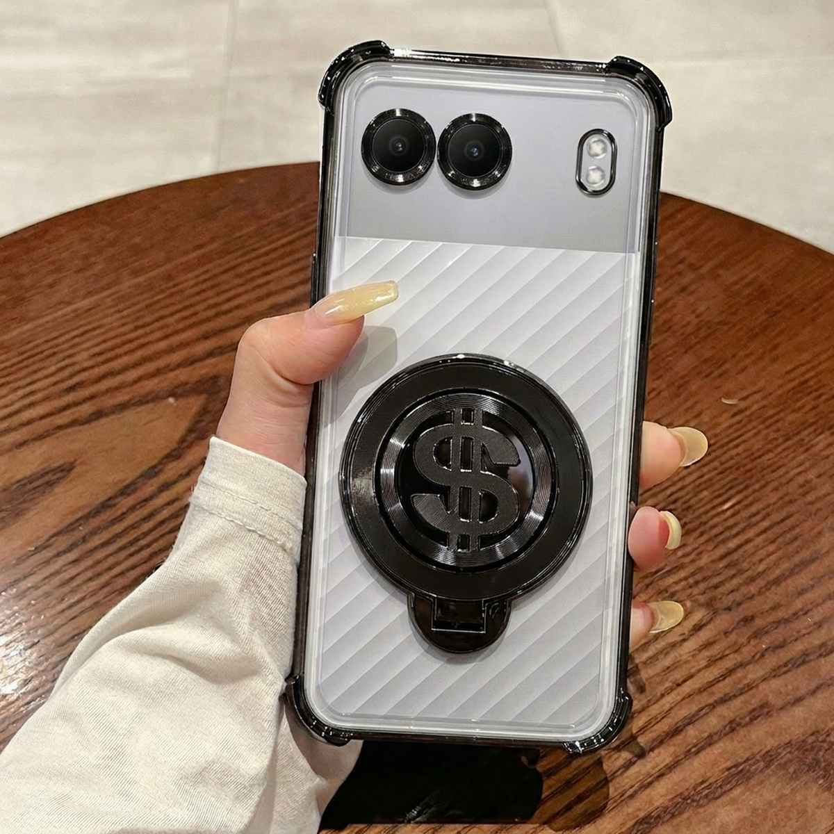 OnePlus Nord 4 5G Four Corner Airbags 100% Original Astro Money Magnet Rotating Dollar Case