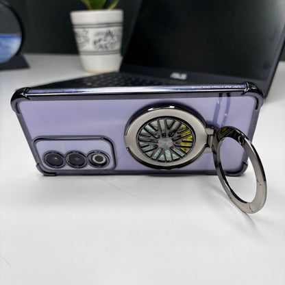 Oppo A3 Pro 5G Premium Stress Buster Wheel Rotating Shockproof Airbags Case