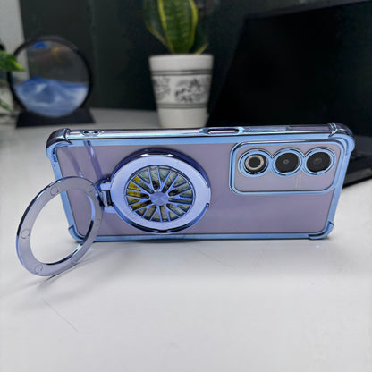 Oppo A3 Pro 5G Premium Stress Buster Wheel Rotating Shockproof Airbags Case