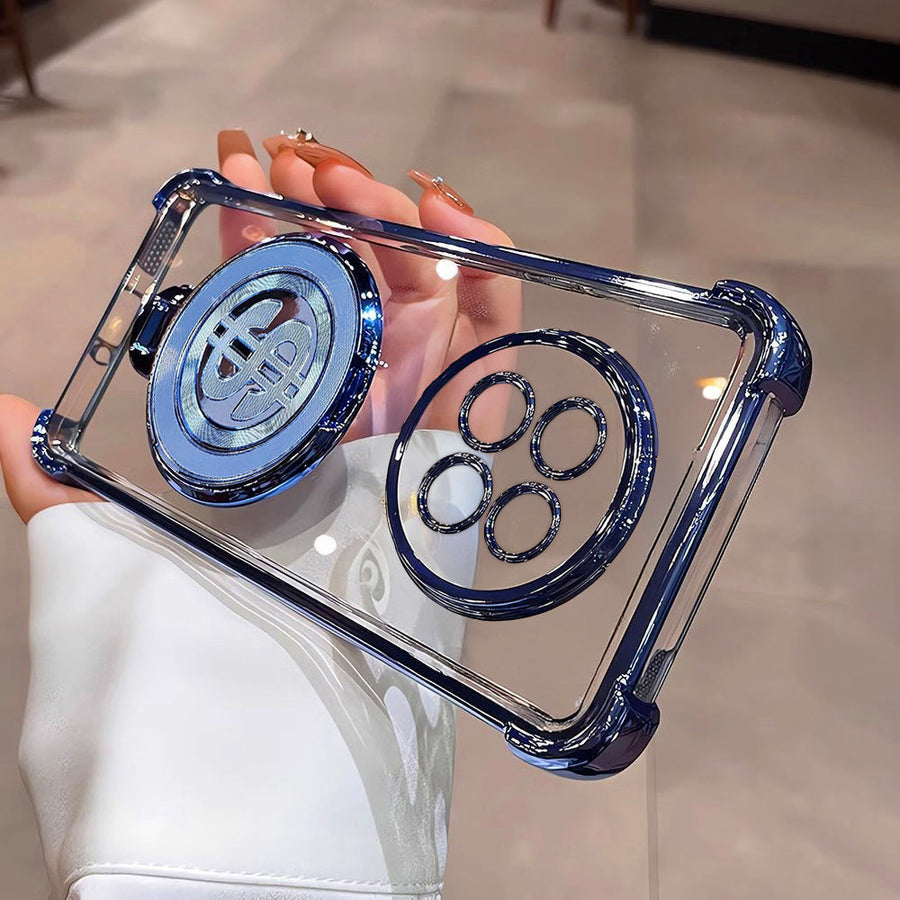 Oppo F31 Pro+ 5G Four Corner Airbags 100% Original Astro Money Magnet Rotating Dollar Case