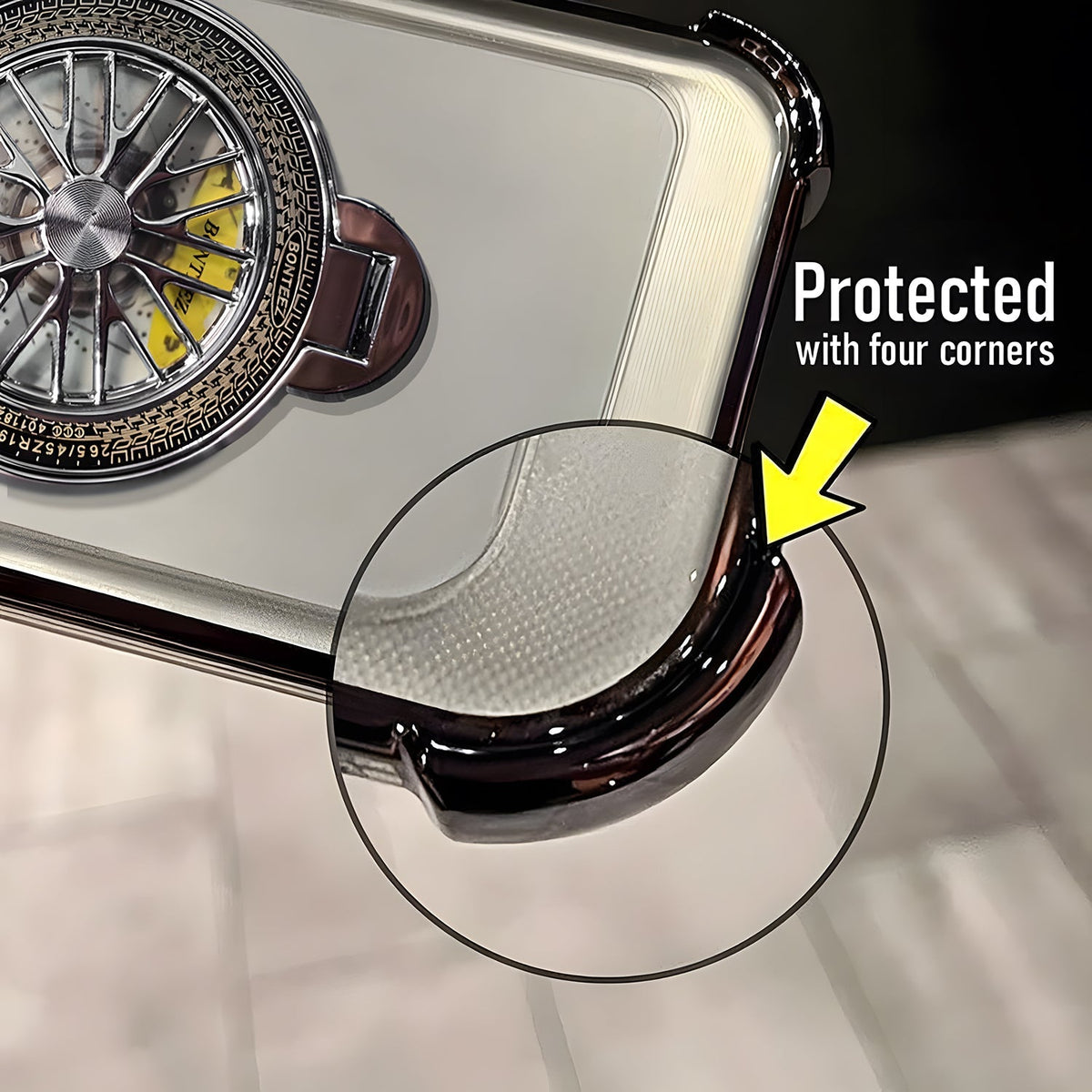 Oppo K13 5G Premium Stress Buster Wheel Rotating Shockproof Airbags Case