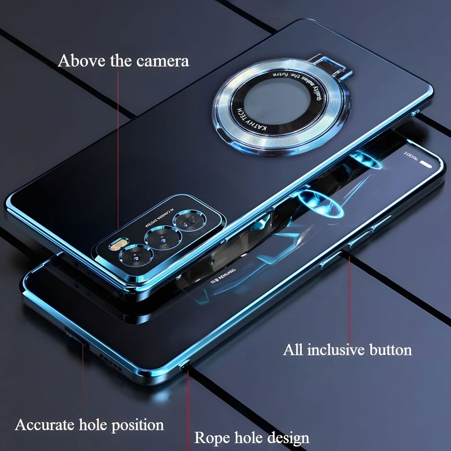 Oppo Reno 12 Pro 5G Magnifier Electroplating Case