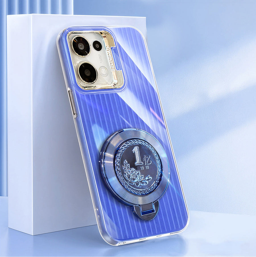 Oppo Reno13 5G Luxury Dual Layer Hybrid Camera Billion Wheel Rotating Case
