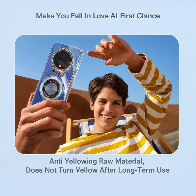 Close-up of anti-slip grip texture on Oppo F27 Pro+ 5G