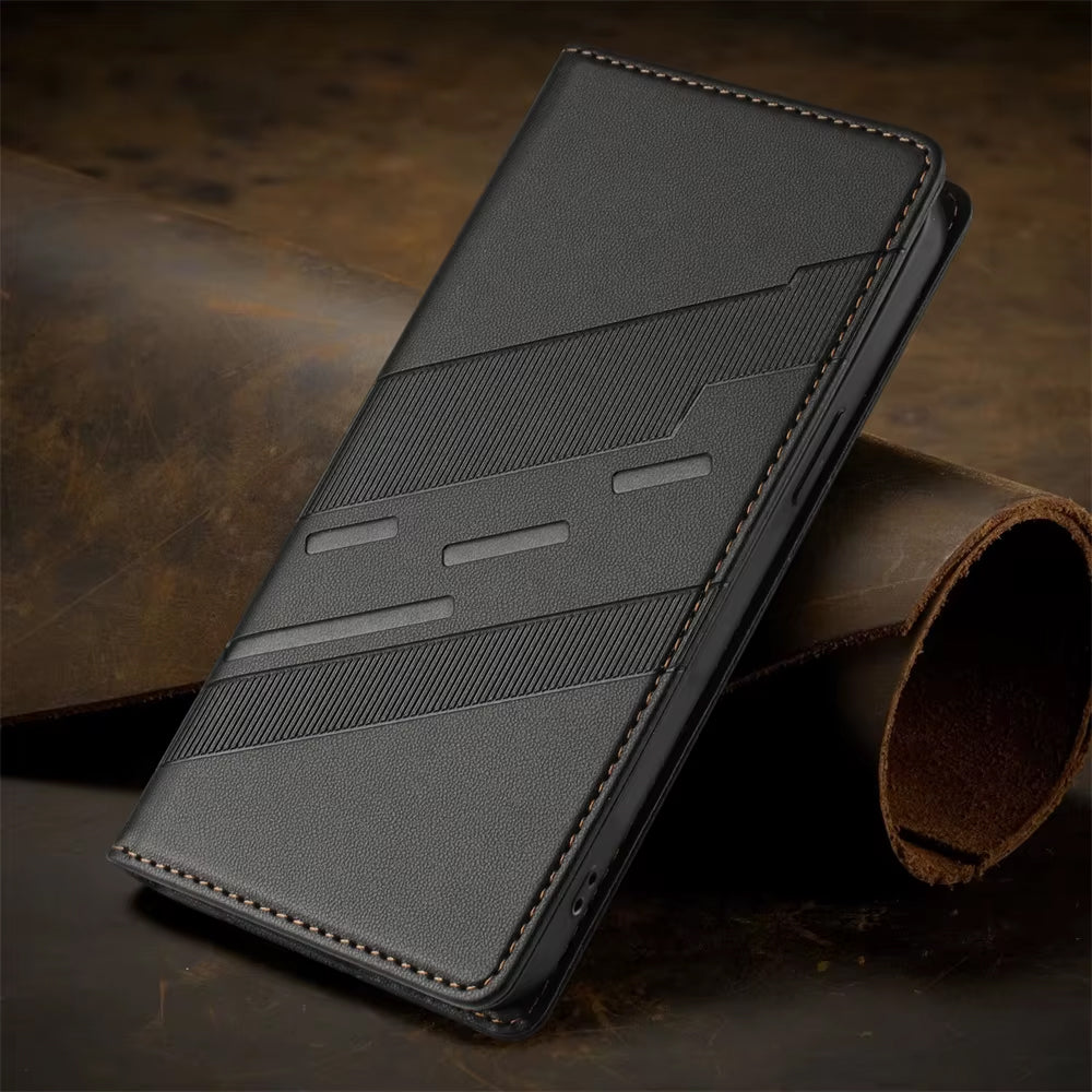 Magnetic closure wallet flip cover for Oppo Reno13 5G