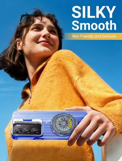 Sleek Oppo Reno 12 luxury case with rotating camera wheel.