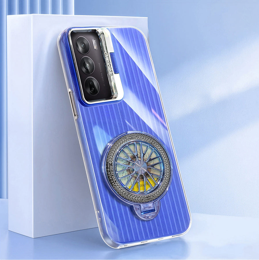 Oppo Reno12 Pro 5G Luxury Dual Layer Hybrid Camera Wheel Rotating Case