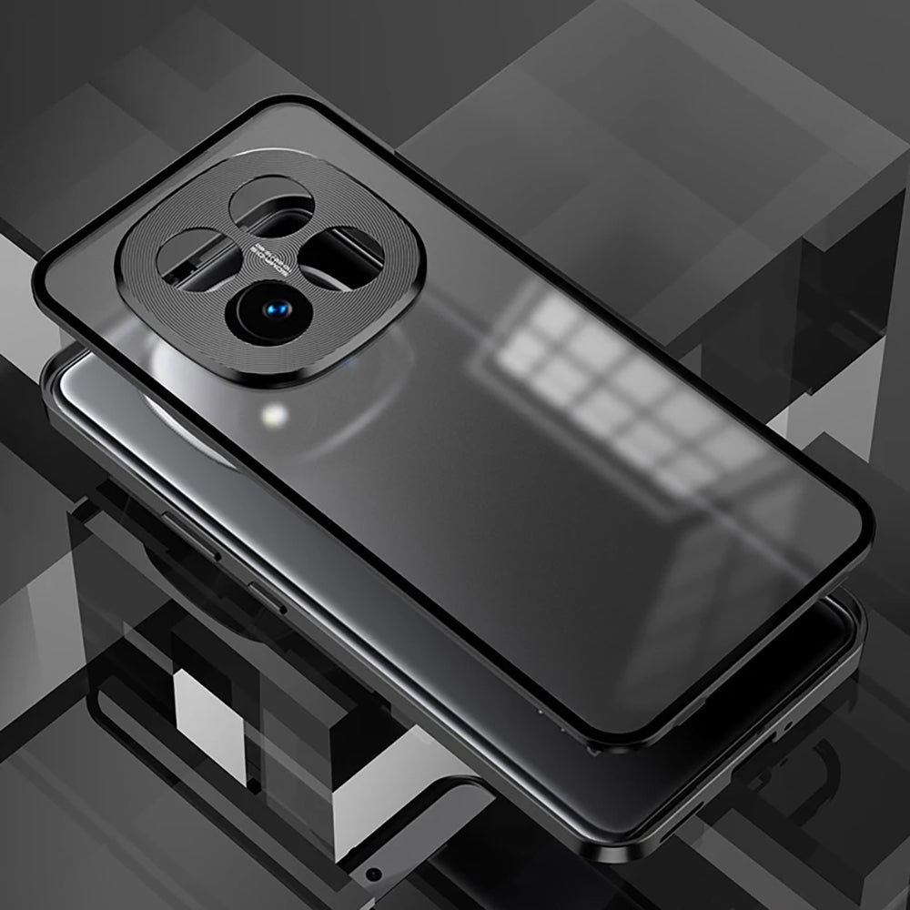 Redmi Note 15 Pro+ 5G Aluminium Metal Bumper Shield Transparent Back Case