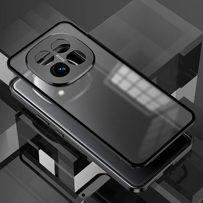 Redmi Note 15 Pro+ 5G Aluminium Metal Bumper Shield Transparent Back Case