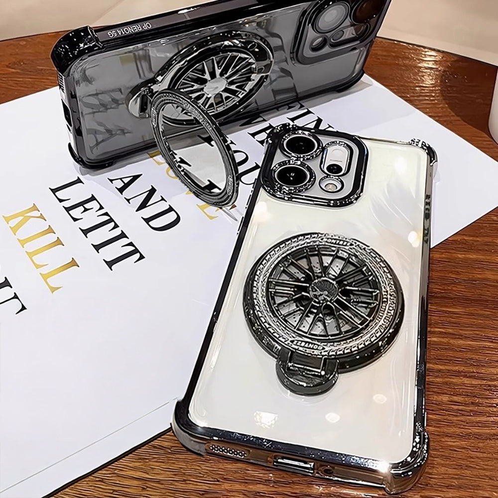 Oppo Reno 14 5G Premium Stress Buster Wheel Rotating Shockproof Airbags Case