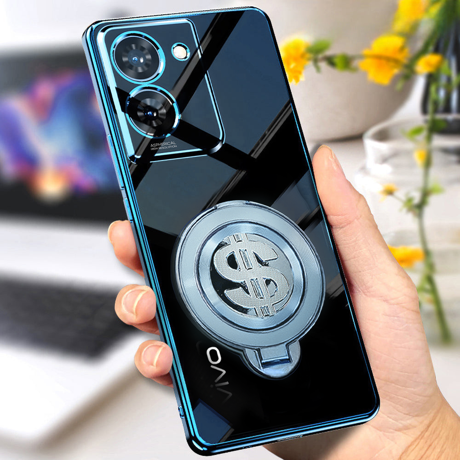 Vivo Y28s 5G Electroplating Dollar Case