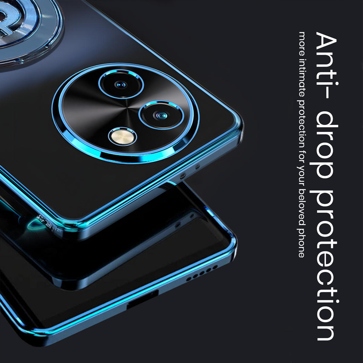 Vivo T3X 5G Electroplating Dollar Case