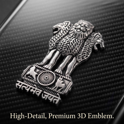 Vivo T4 5G Satyamev Jayate 3D Metal Emblem Back Case