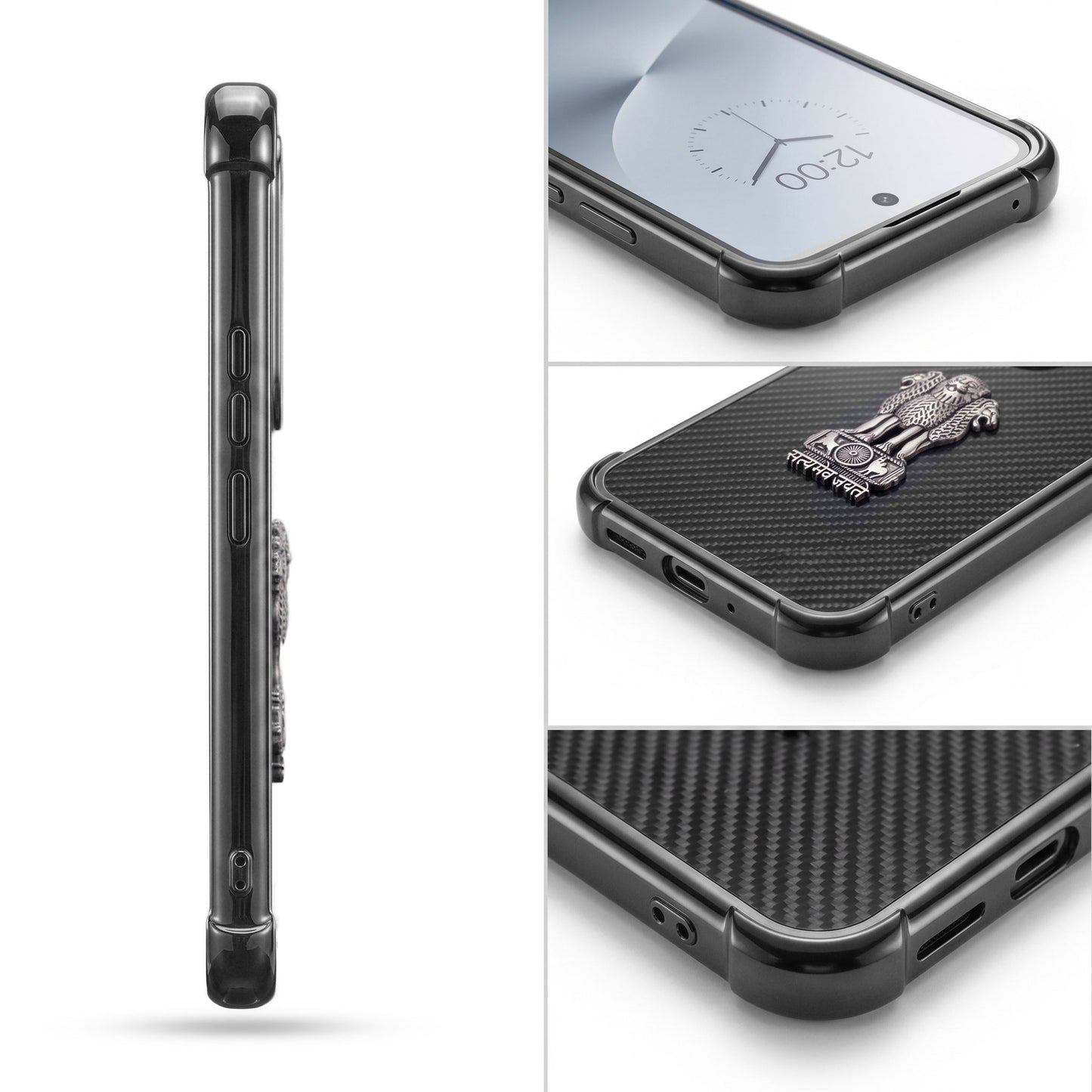 Vivo T4 5G Satyamev Jayate 3D Metal Emblem Back Case