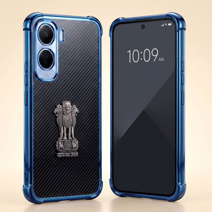 Vivo T5 Pro 5G Satyamev Jayate 3D Metal Emblem Back Case