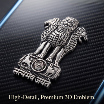 Vivo T5 Pro 5G Satyamev Jayate 3D Metal Emblem Back Case