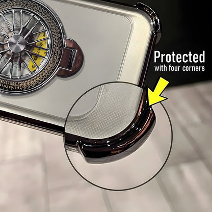 Vivo T5x 5G Premium Stress Buster Wheel Rotating Shockproof Airbags Case