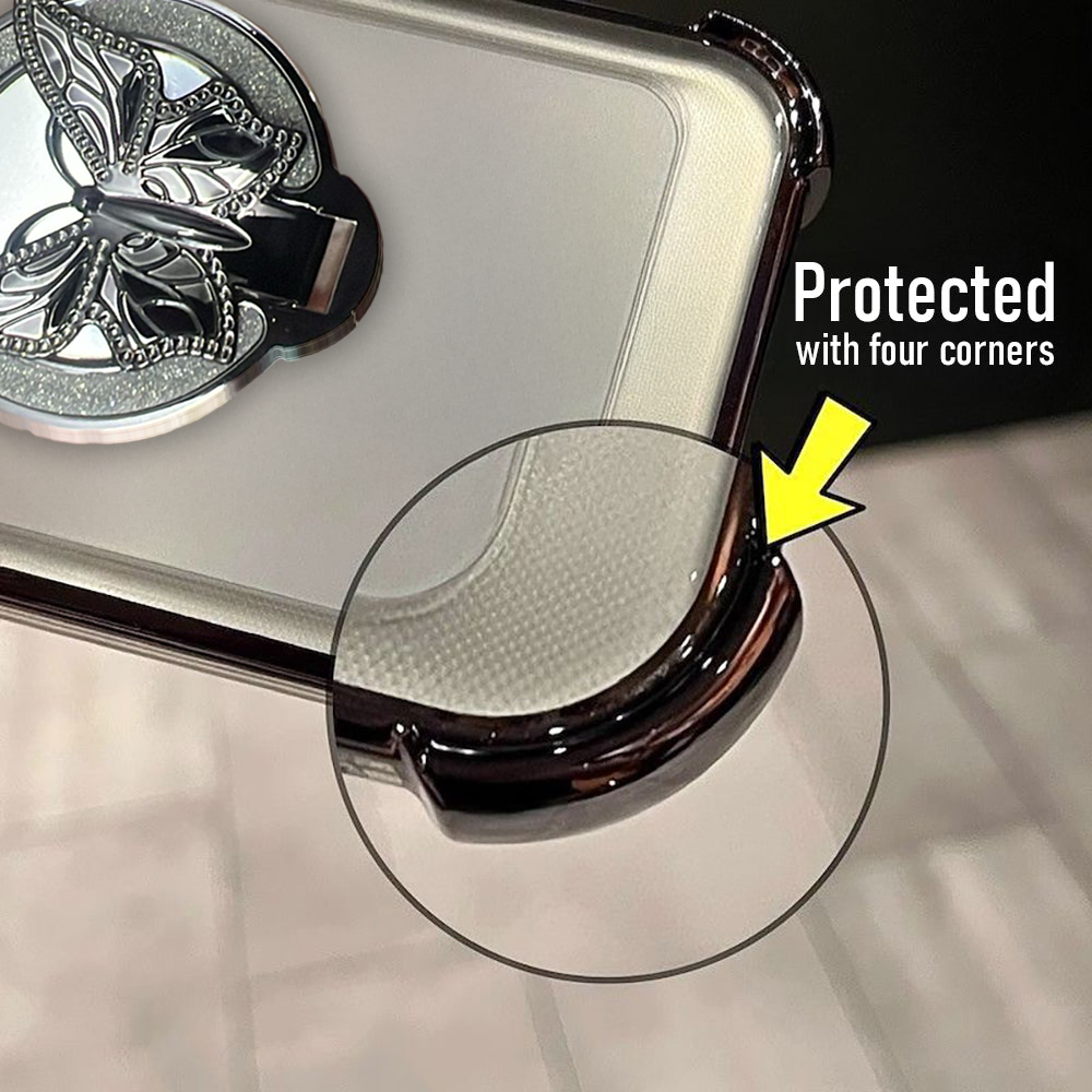 Vivo V50 5G Premium Butterfly Stand Airbags Case