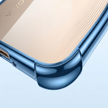 Vivo V60e 5G Anti-Yellow Electroplating Transparent Airbags Case